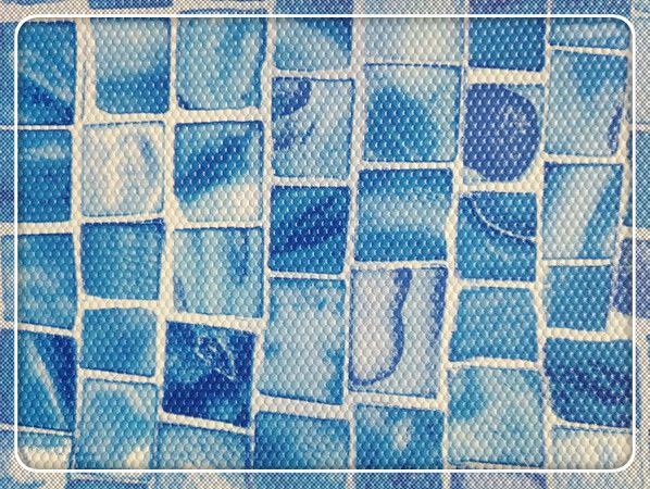 1.5mm不規則馬賽克泳池膠膜